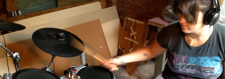 Drum lessons with Emily